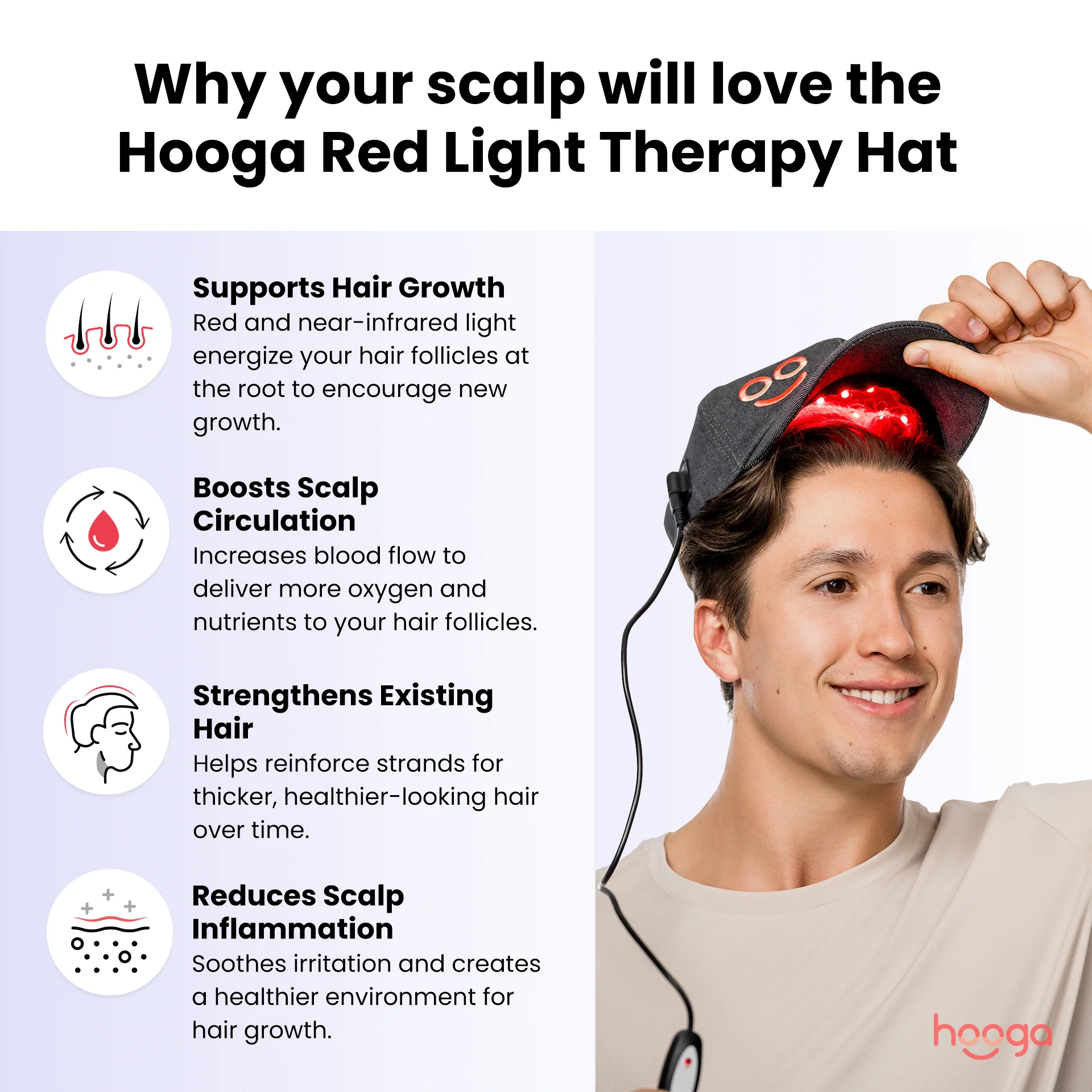 Red Light Therapy Hat - Image 3