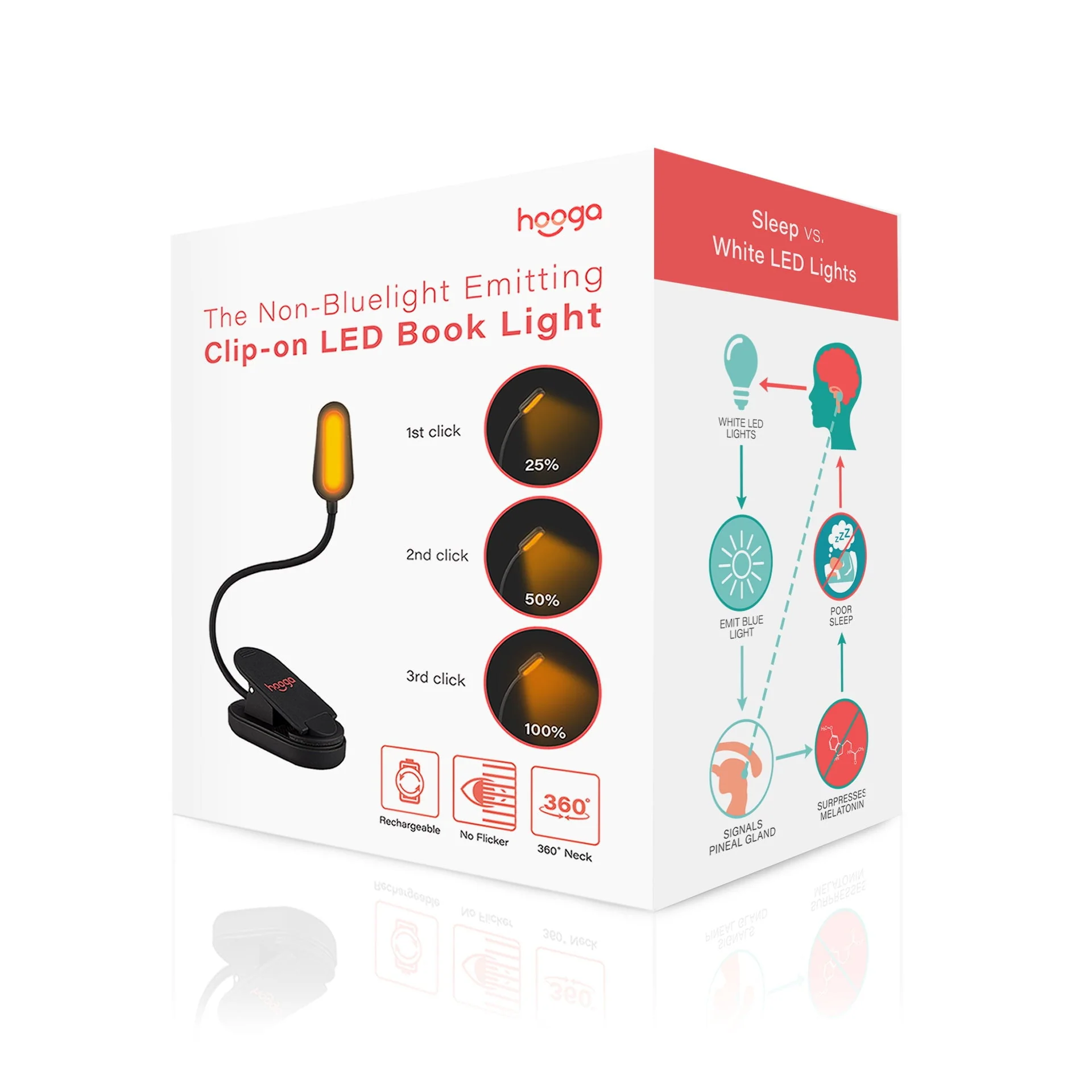 Amber Clip-On Book Light - Image 8