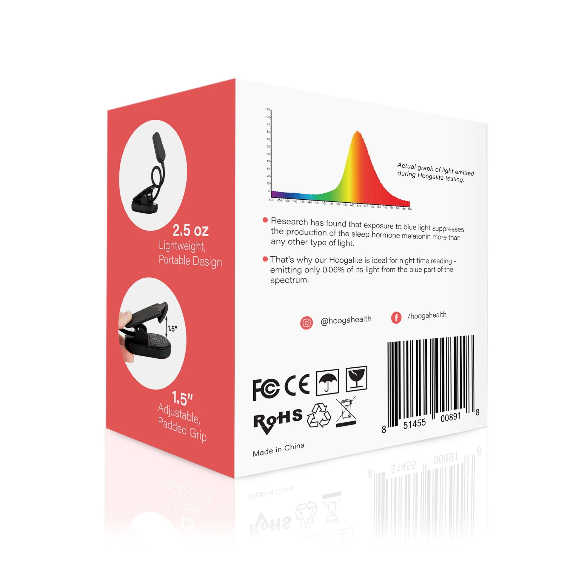 Amber Clip-On Book Light - Image 9